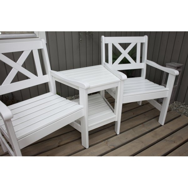 Europa tuinmeubelen - Loveseat - Wit