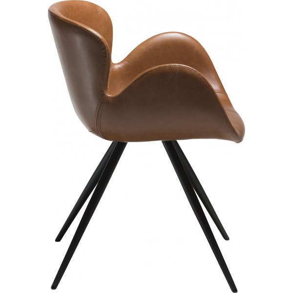 Chaise de salle  manger Gaia - PU marron