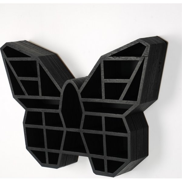 Cryptische wandplank 7 Zwart Cryptische wandplank 7 Zwart