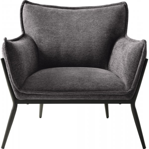 Fauteuil Alberta - Gris foncé Fauteuil Alberta - Gris foncé