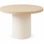 Matgrupp med 4 stolar och matbord 122 beige/teak - Merca/Salt