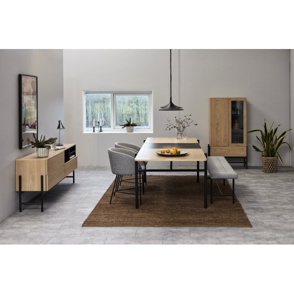 Sigfrid bänk 160 cm - Ljusgrå Sigfrid bänk 160 cm - Ljusgrå