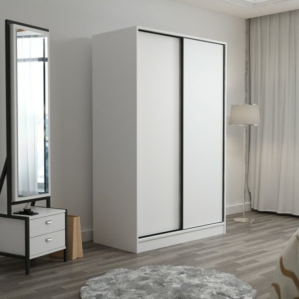 Armoire Kapusta 120 cm - Blanc Armoire Kapusta 120 cm - Blanc