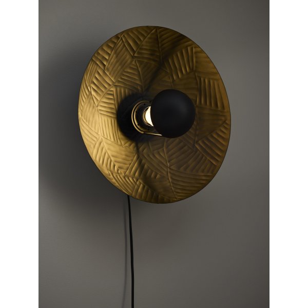 Ribble wandlamp - Mat zwart - 35 cm