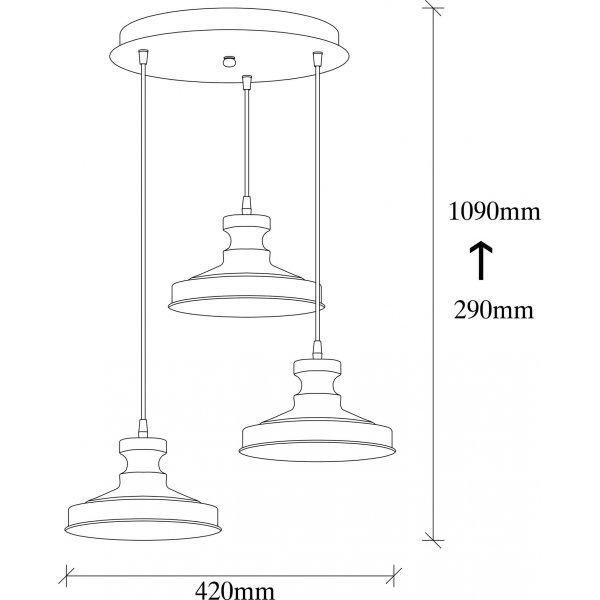 Berkeley taklampa 182-S2 - Svart Berkeley taklampa 182-S2 - Svart
