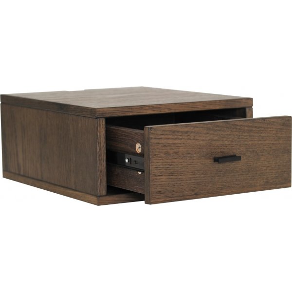 Regal nachtkastje - Bruin gelakt eikenfineer