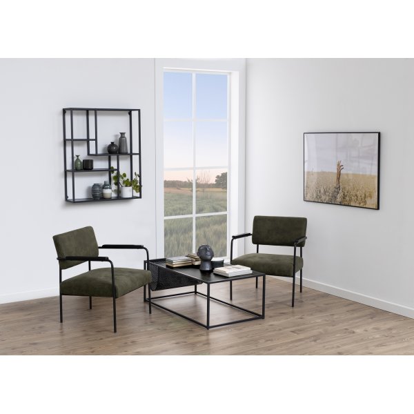 Table basse Seaford 110 cm - Noir