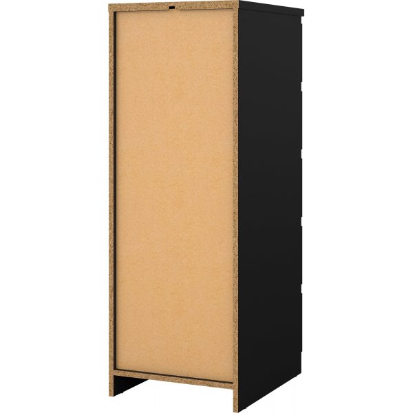 Naia slank dressoir met 5 laden - Zwart Naia slank dressoir met 5 laden - Zwart