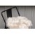 Coussin de chaise Katy 34 x 34 cm - Fausse fourrure beige