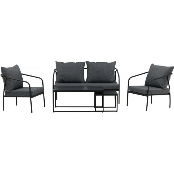 Sopot soffgrupp - Svart/Grå Sopot soffgrupp - Svart/Grå