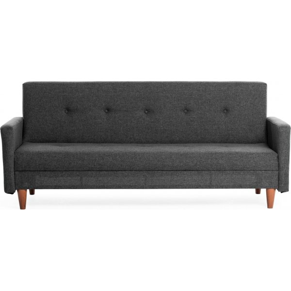 Canapé convertible 3 places Hiko Gris foncé Canapé convertible 3 places Hiko Gris foncé