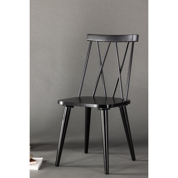 Chaise de salle à manger Mariette - Noir Chaise de salle à manger Mariette - Noir