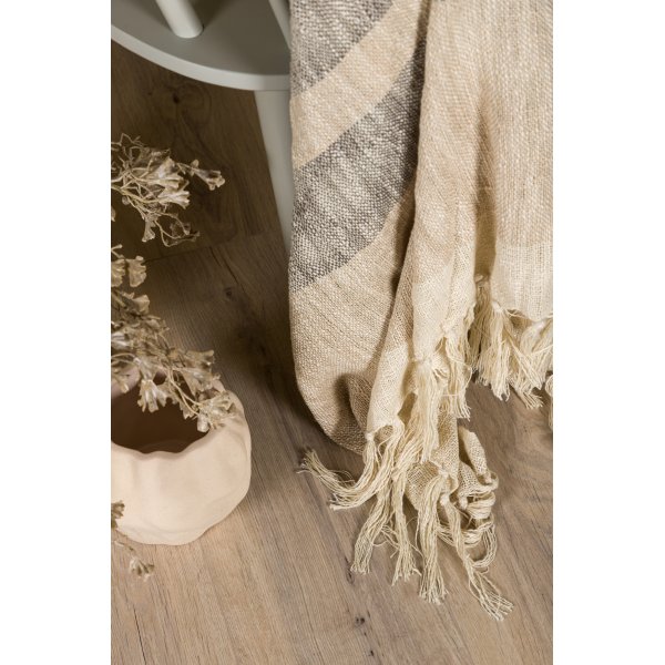 Bondi pld 130x170 cm - Beige/mrkgrn/vit