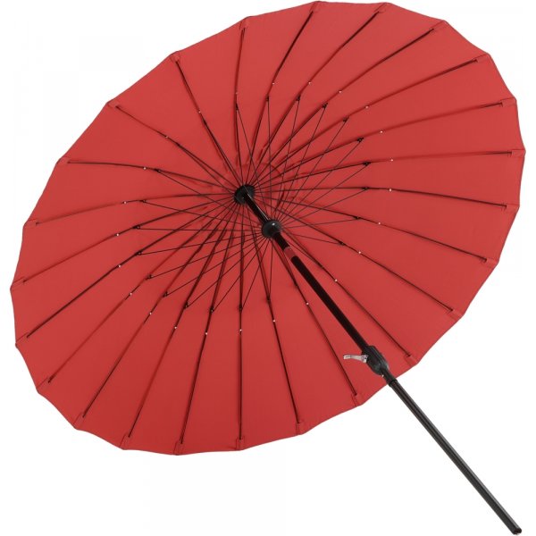 Palmetto parasoll - Svart/Röd Palmetto parasoll - Svart/Röd