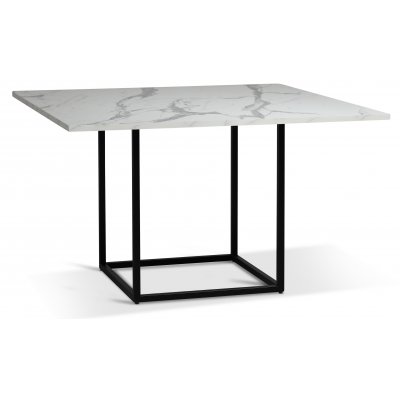 Sintorp matbord 120 cm - Vit marmor (Exklusive marmor) + Mbeltassar