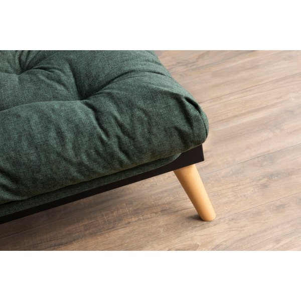 Canap convertible 3 places Saki - Vert