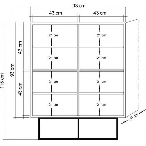 Armoire rtro Quantum - Pin