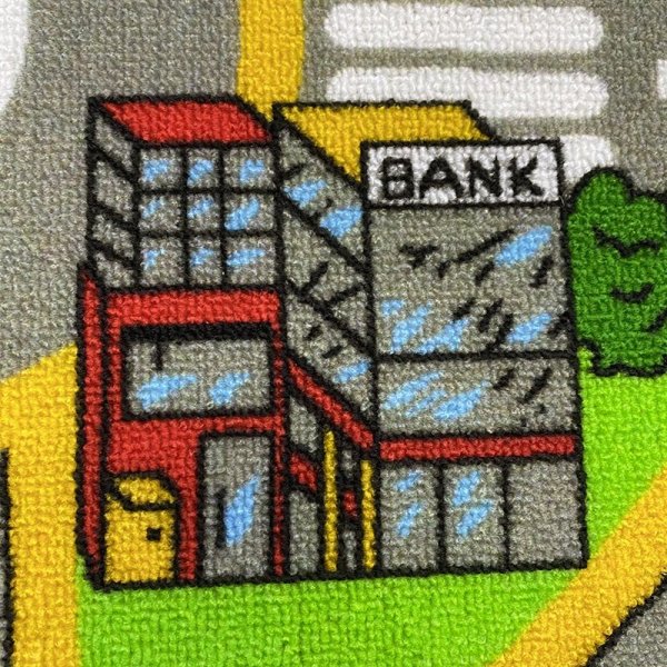 Barnmatta Trafikmatta 2 Tuftad - 133x175 cm Barnmatta Trafikmatta 2 Tuftad - 133x175 cm