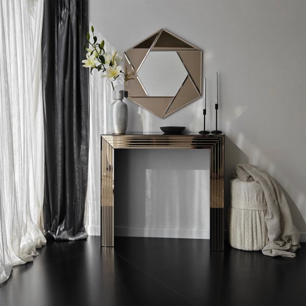 Triono comforttafel 91 x 30 cm - Brons