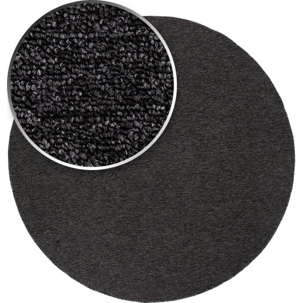 Porto platgeweven vloerkleed Antraciet