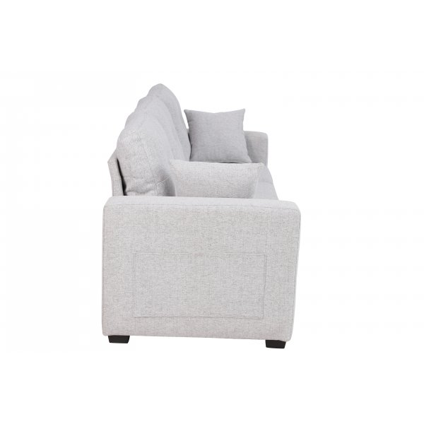 Divansoffa Davis med förvaring – Ljusgrå Divansoffa Davis med förvaring – Ljusgrå