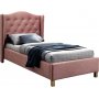 Duncan bedframe 90x200 cm - Roze fluweel