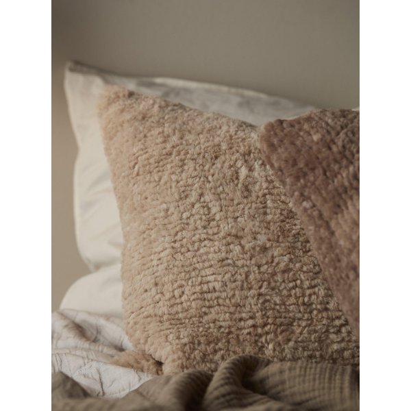 Dolly kussenhoes 45 x 45 cm - Nougat