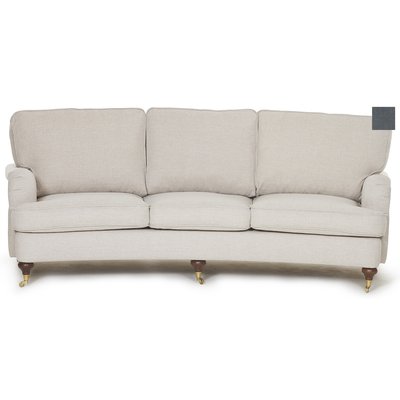 Howard Watford Deluxe 4-sits svngd soffa - Gr sammet