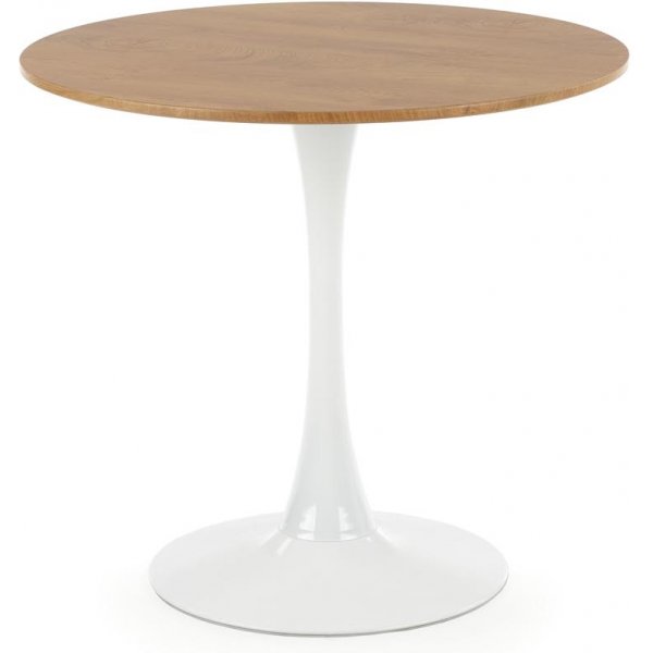 Matbord ek/vit Ø80 cm - Sumner Matbord ek/vit Ø80 cm - Sumner