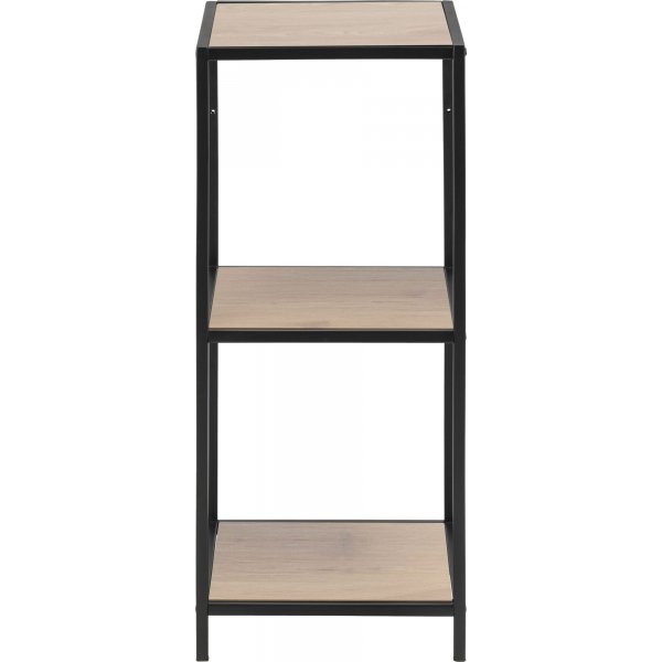 Bibliothque Seaford 35x82 cm - Chne/noir