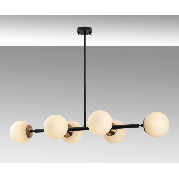 Plafonnier  facettes 10485 - Noir/blanc