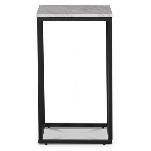 Sängbord ljus marmor foliering 72 cm högt Sängbord ljus marmor foliering 72 cm högt
