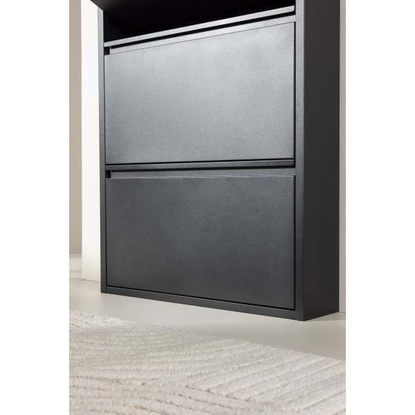 Bonito skoskåp - Svart Bonito skoskåp - Svart