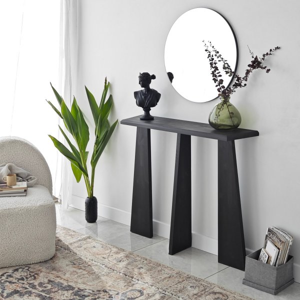 Cleopatra avlastningsbord 100 x 28 cm - Antracit