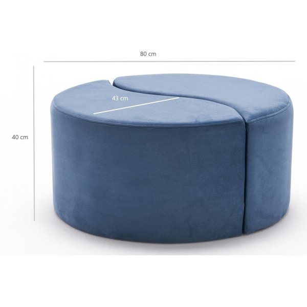 Le pouf d\\\'Ali - Bleu Le pouf d\\\'Ali - Bleu