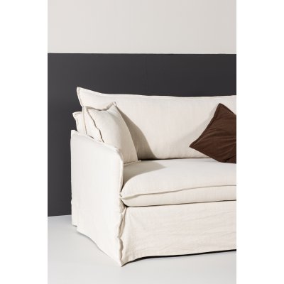 Nova 4-sits soffa - Beige linne