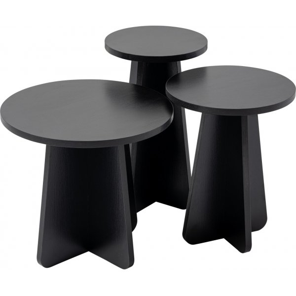 Ensemble table basse Lume - Noir Ensemble table basse Lume - Noir