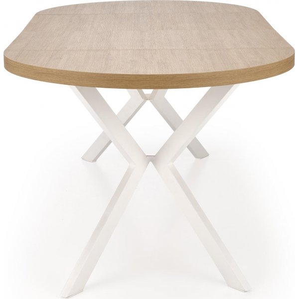 Table  manger Nastro 100-250 cm - Chne/blanc