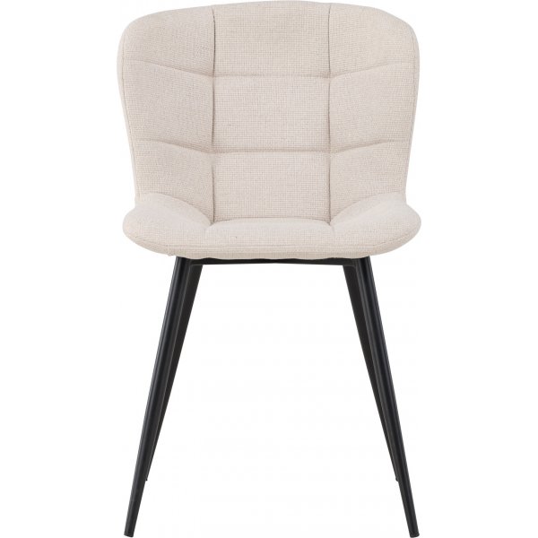 Lily matstol - Beige/Svart Lily matstol - Beige/Svart