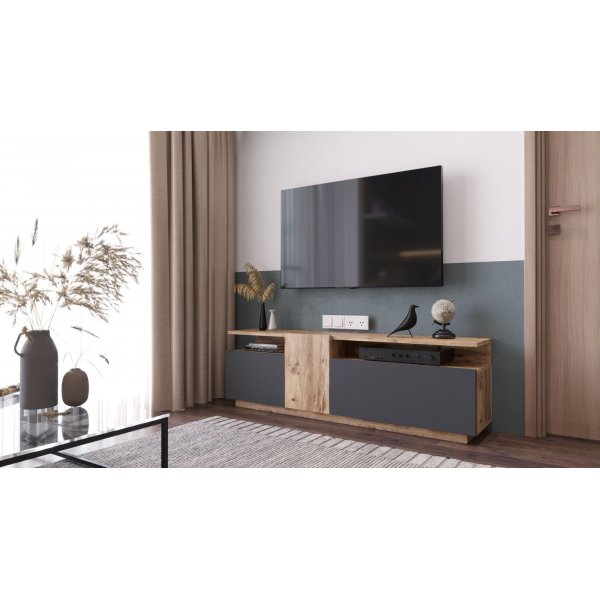 Future TV-b�nk 6 - Furu/antracit