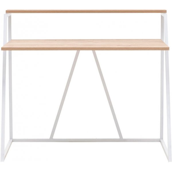 Bureau Lissa 105 x 60 cm - Chne saphir/blanc
