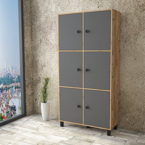 Vilamo skåp 61 - Furu/antracit Vilamo skåp 61 - Furu/antracit