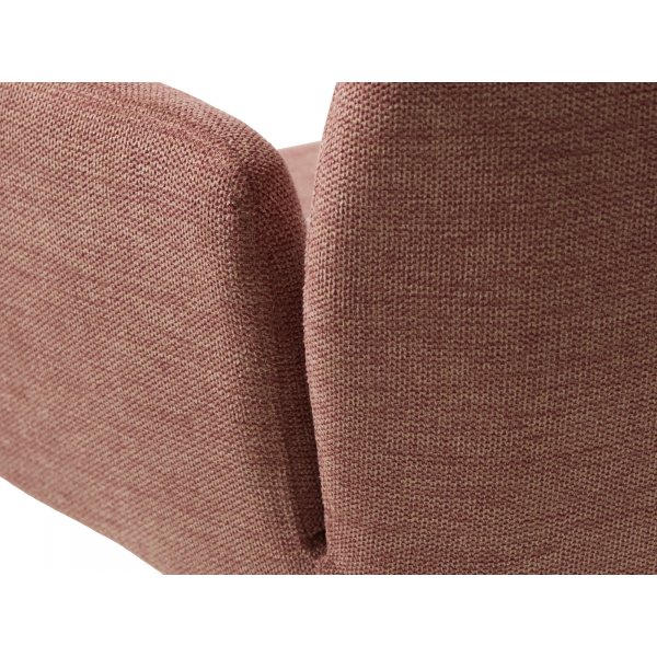 Steve karmstol - Rosa/svart