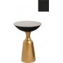 Chalice sidobord 56 cm - Guld/svart