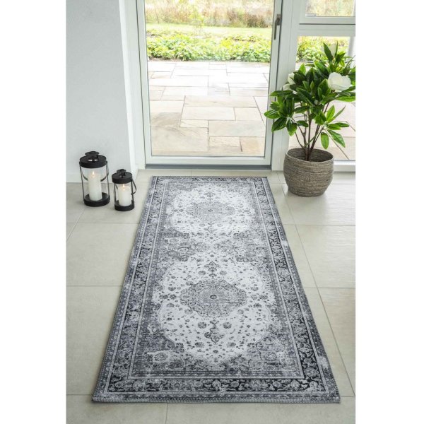 Tapis Havana - Noir/blanc - 80x200 Tapis Havana - Noir/blanc - 80x200