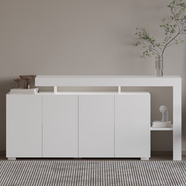 Sideboard Bellan 170 cm - Vit
