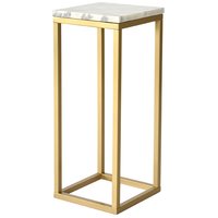 Accent sängbord 65 - Vit marmor/Mässing Accent sängbord 65 - Vit marmor/Mässing