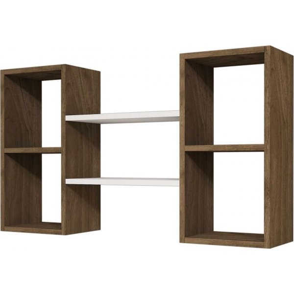 Bambi wandplank - Wit/walnoot Bambi wandplank - Wit/walnoot