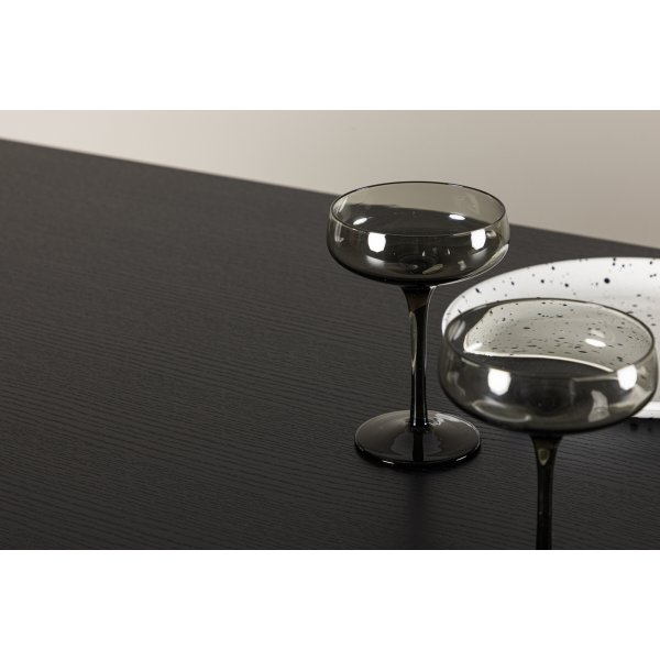 Table à manger Olivia 210X100 cm teintée noire Table à manger Olivia 210X100 cm teintée noire