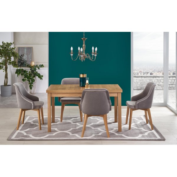 Table  manger extensible Callahan 140-220 cm - Chne artisanal